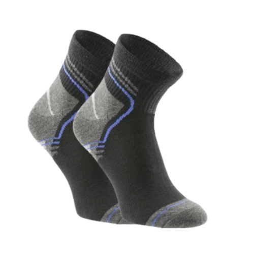 Högert SAAR športové ponožky 3 PACK čierne