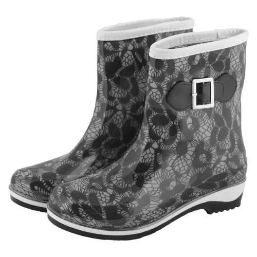 Reis FIORE dámske čižmy čierna/biela 36-41