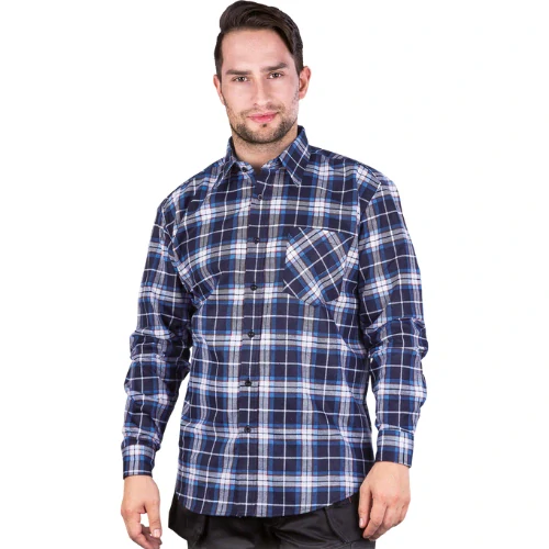 Reis KF GN flanelová košeľa blue