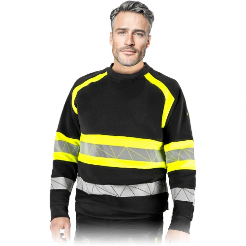 Leber&Hollman RAUTEX S Mikina HI-VIS Black/Yellov