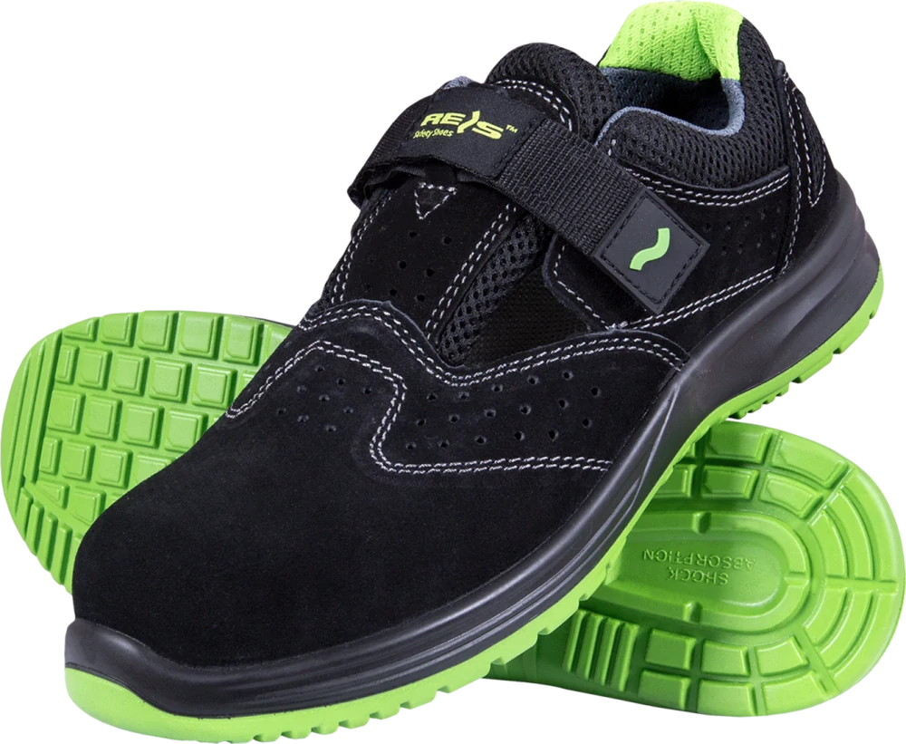 Reis STORK S1 SRC sandále čierna/zelená 36-47