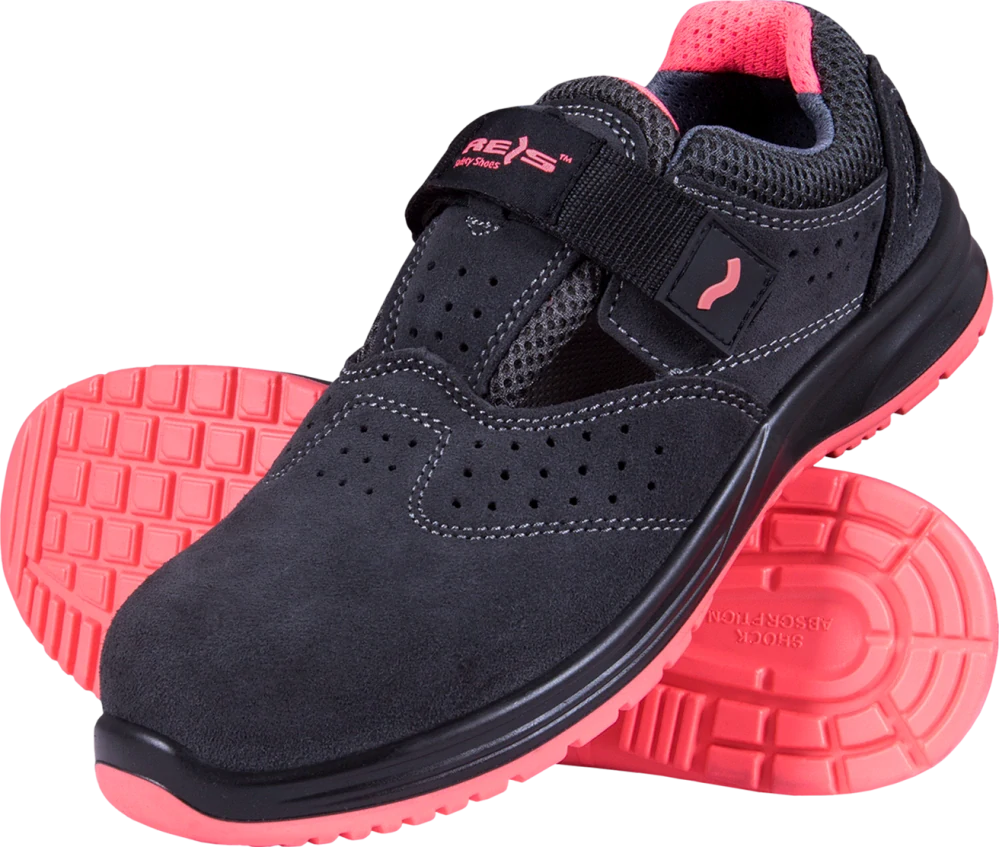 Reis STORK S1 SRC sandále Black/Pink 36-41