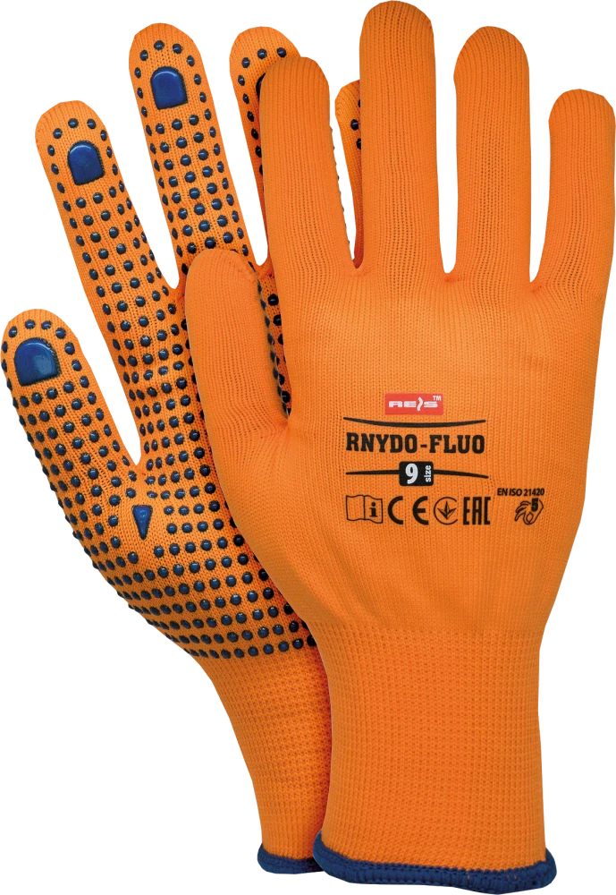 Reis RNYDO-FLUO rukavice Neon Orange 7-10