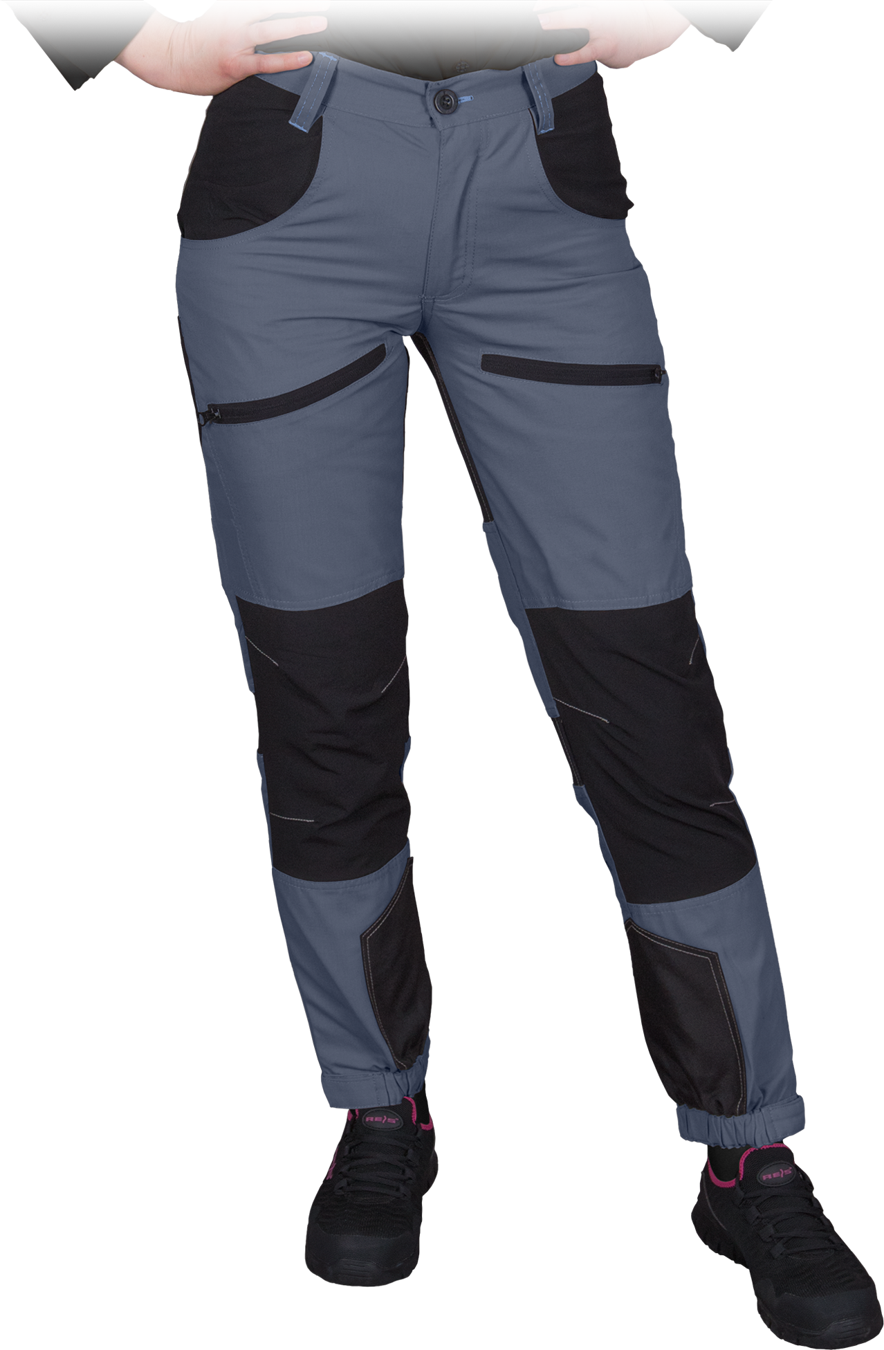 Reis HOBBER DSB dámske nohavice Grey/Black 36-50