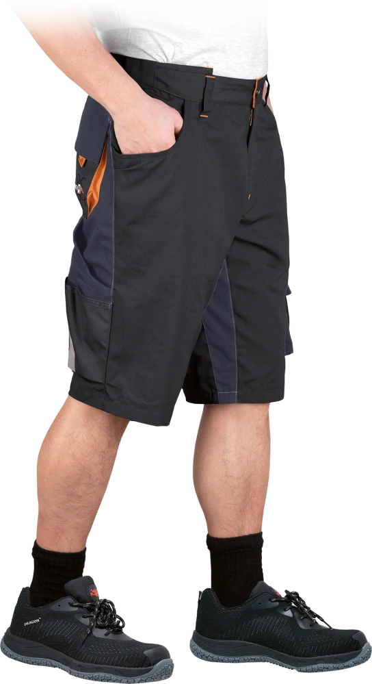 Leber&Hollman BEBR BGP kraťasy Black/Orange S-3XL