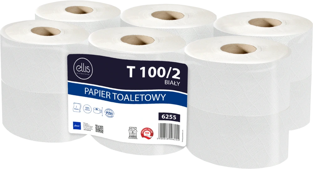 Ellis HLA-PT100 2V profi toaletný papier biely 12 ks