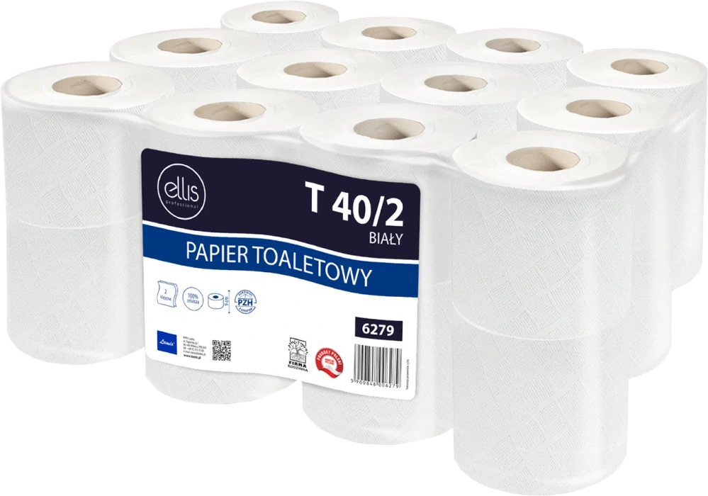 Ellis HLA-PT40 2V profi toaletný papier biely 24 ks