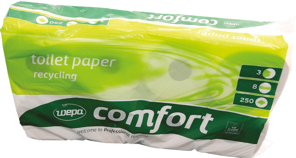 Wepa HME-COMFORT 3V toaletný papier biely 8 ks
