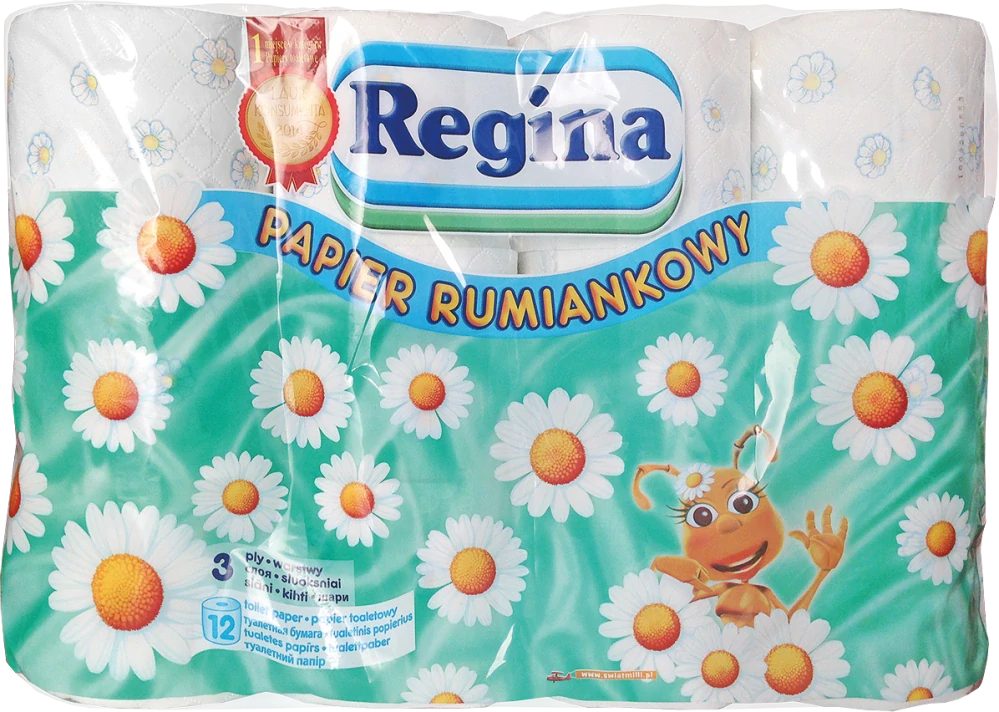 Regina CHAMOMILE PAP12R 3V toaletný papier biely 12 ks
