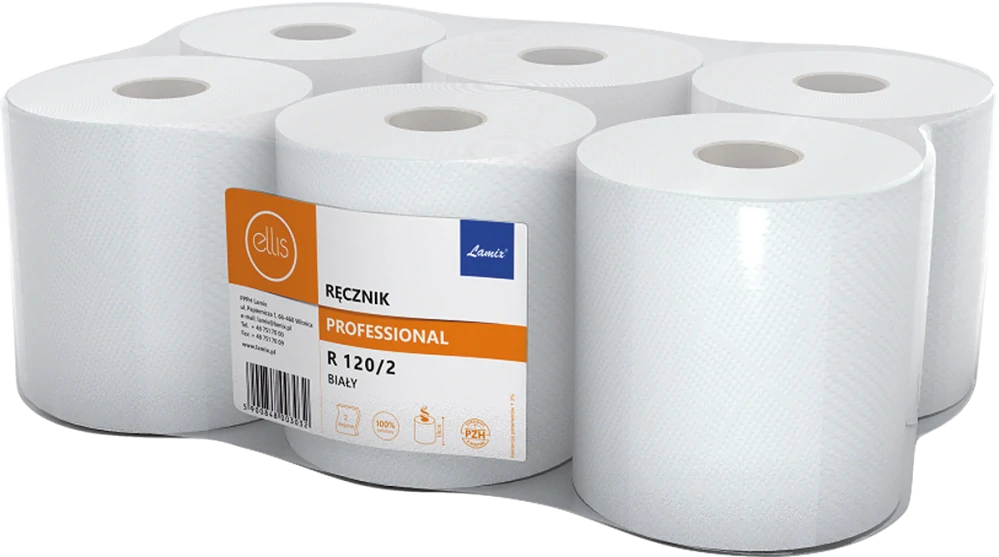 Lamix 3032 R ELLIS 120 m 2V papierové uteráky biele 6 ks