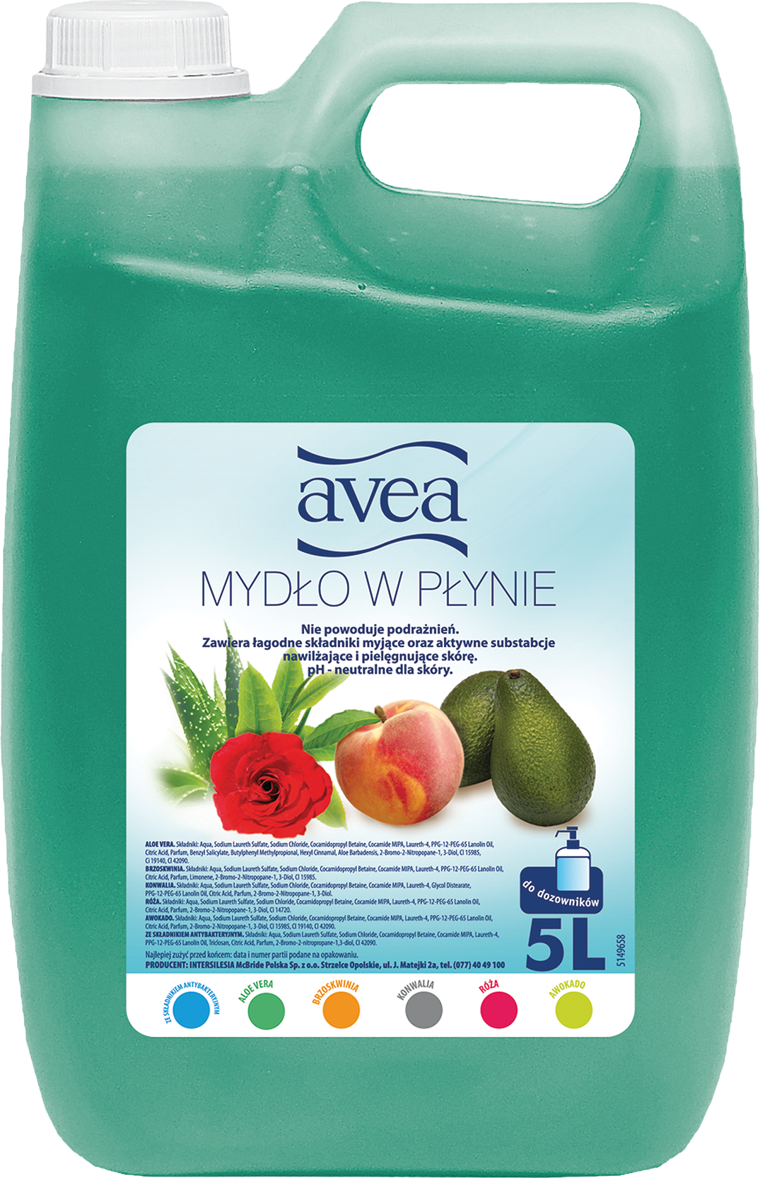 Avea MYD PL ALO tekuté mydlo Aloe 5L