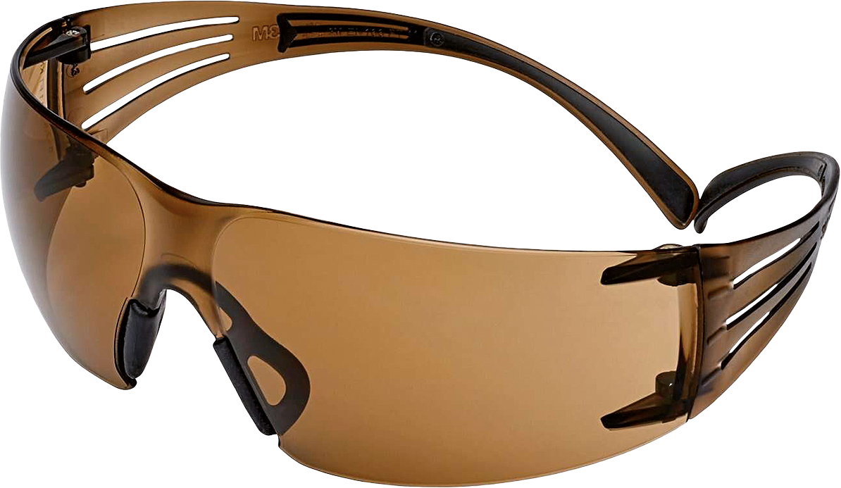 3M SecureFit™ 405 Ochranné okuliare hnedé