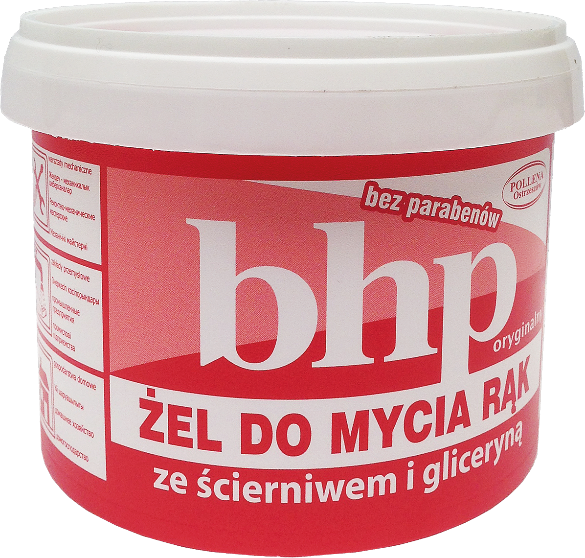 Bhp PAS500-ZEL umývací gél na ruky s glycerínom 500g