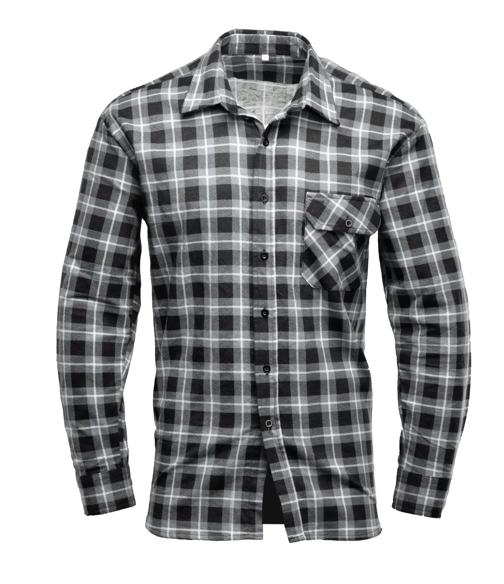 Polstar BONO LUX košeľa s dlhým rukávom sivá