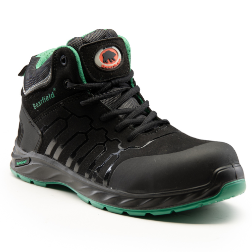 Polstar Bearfield PRESTON S3S SR FO obuv čierna/zelená 36-48