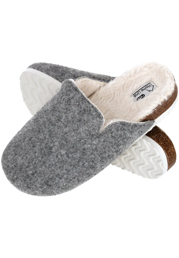 Reis SLIPCORK papuče sivé
