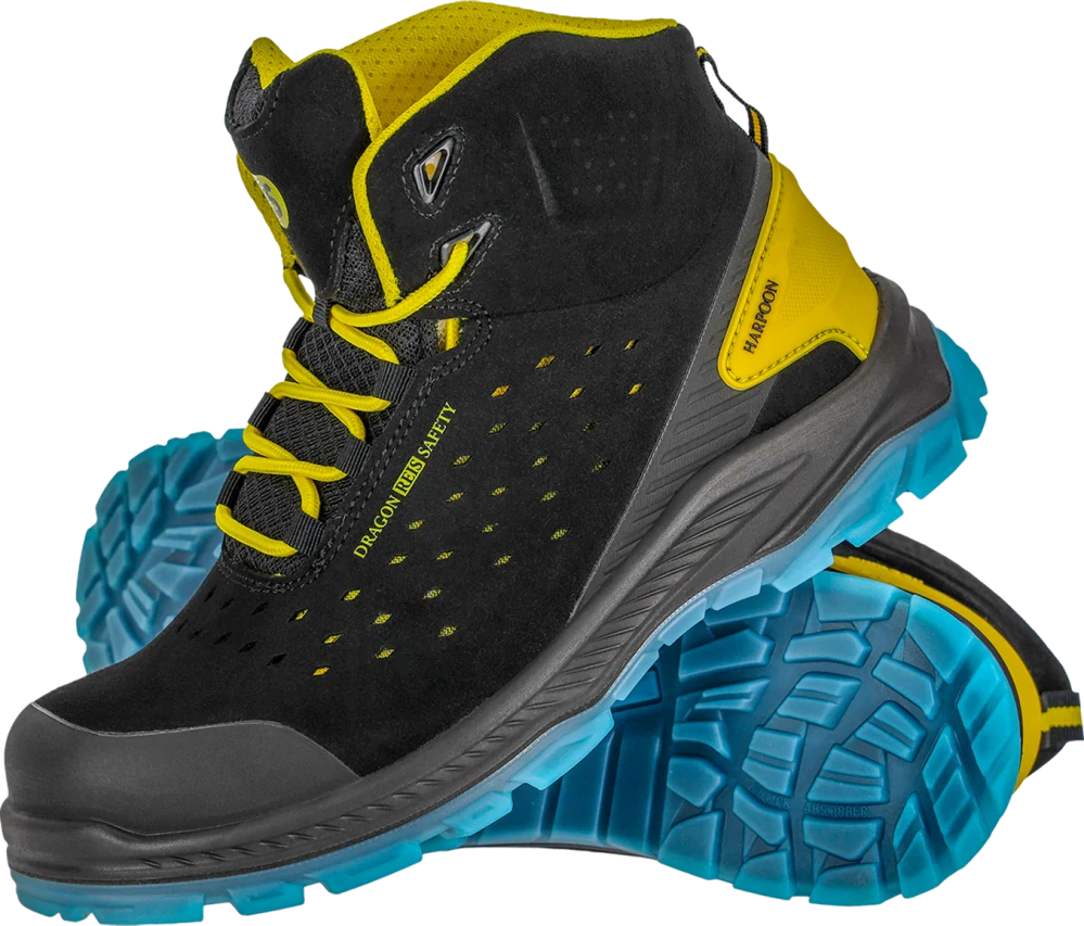 Reis BC HARPOON S1 PS SR FO obuv black/yellow 39-47