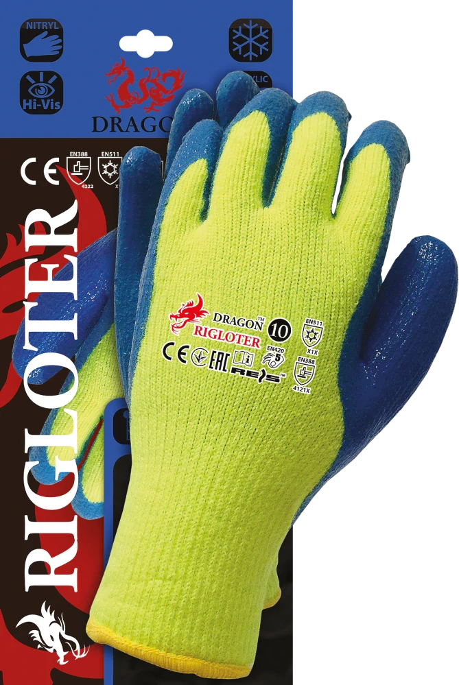 Reis RIGLOTTER Winter rukavice odolné proti oderu a roztrhnutiu 10