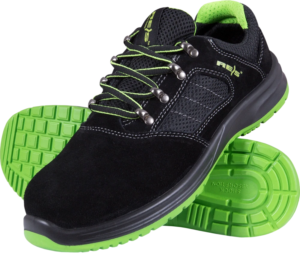 Reis STORK BZ S1 SRC obuv black/green 36-47