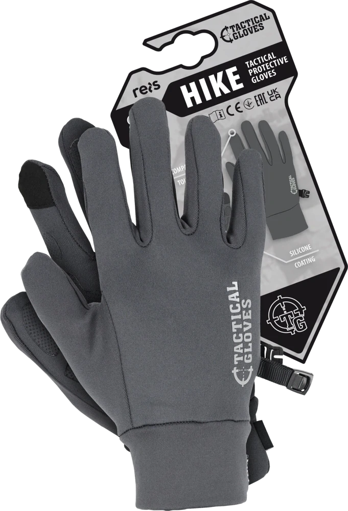 Reis Tactical HIKE dotykové rukavice grey 7-10