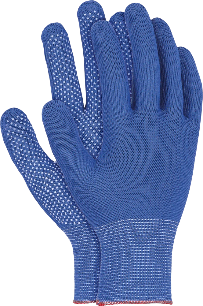 Ogrifox DOTUA SZ rukavice s PVC tečky blue L/9