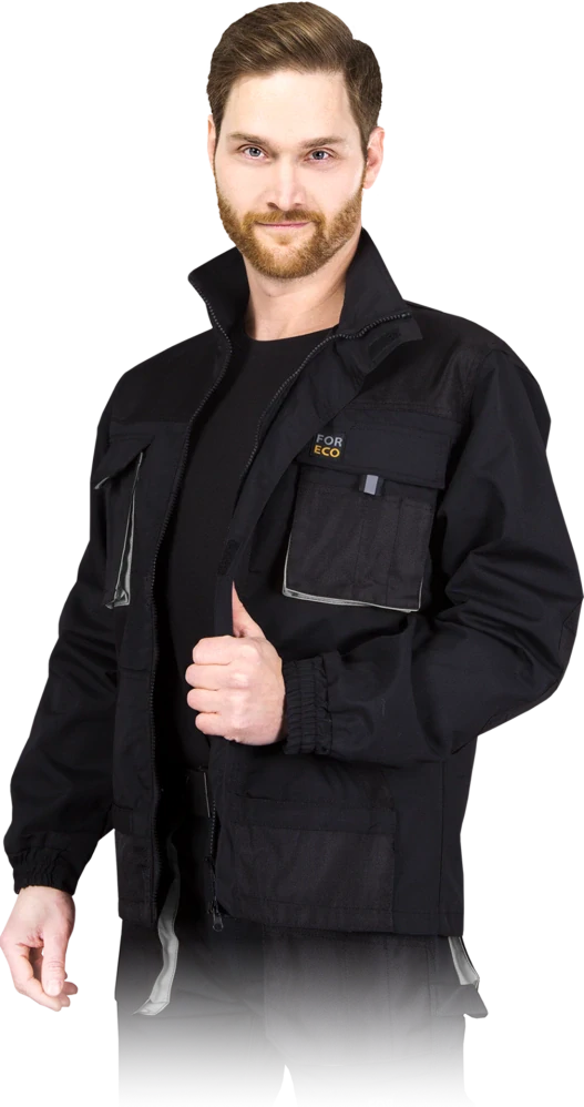 Reis FORECO BJS pracovná blúza black/grey M-3XL