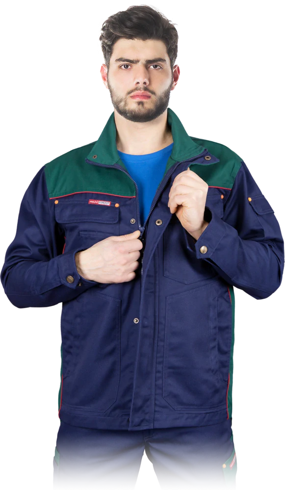 Reis FOREST BFGZ pracovná blúza blue/green M-3XL