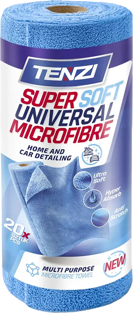 Tenzi TS0019 utierka z mikrovlákna modrá 20 ks 35x35 cm