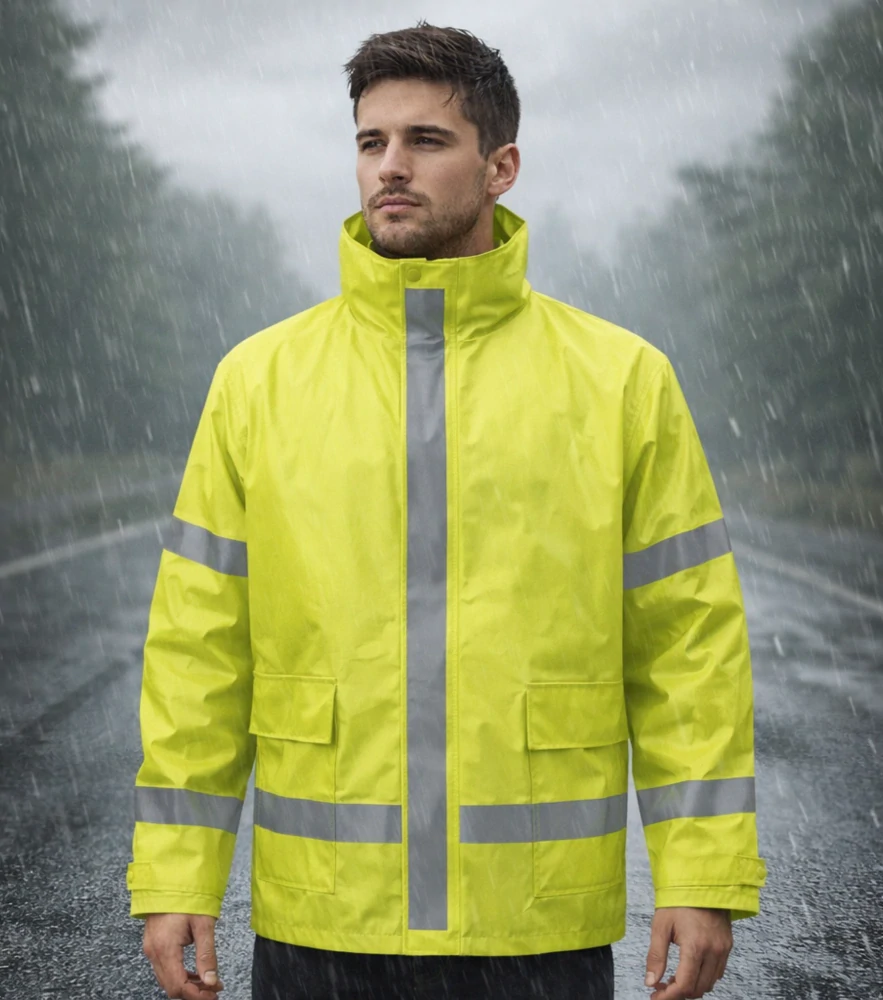 Madeva GRAVIS HI VIS nepremokavá bunda žltá