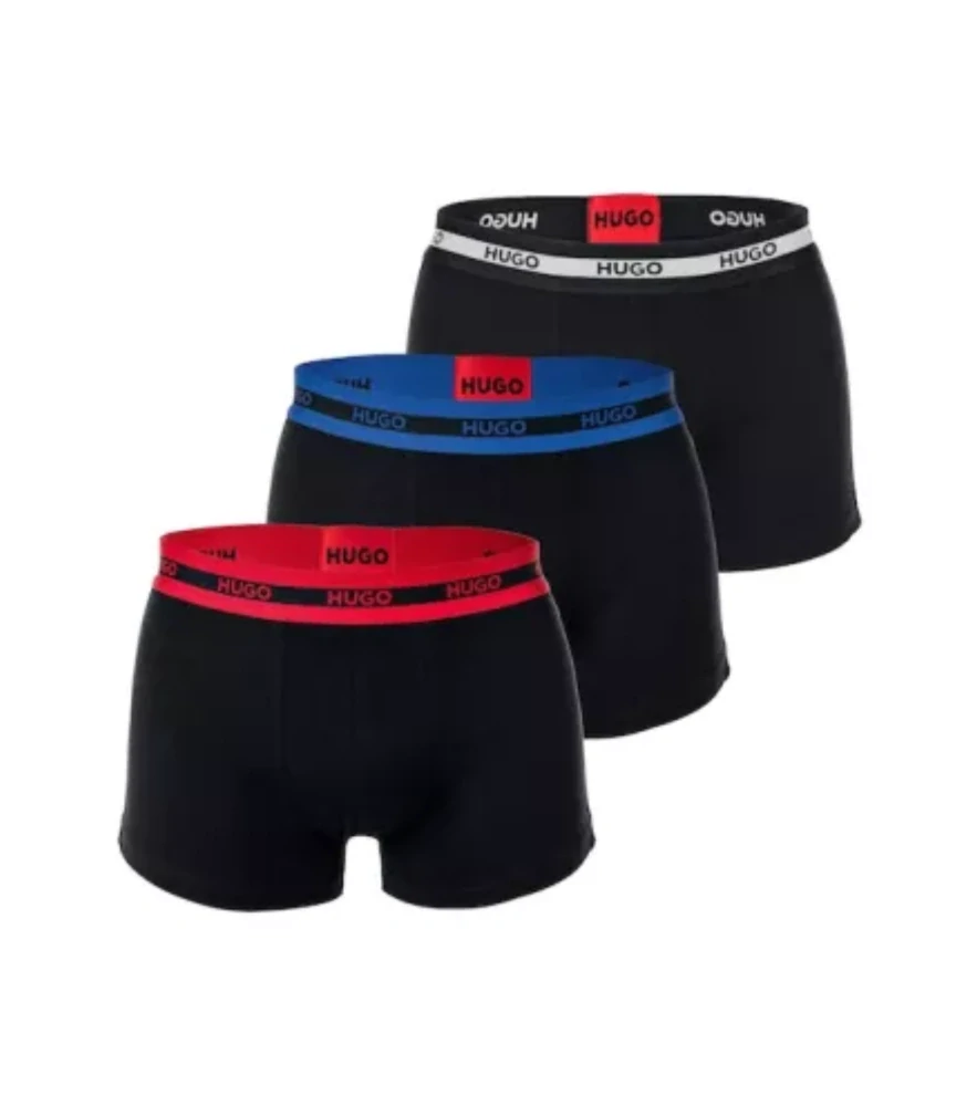 Hugo Boss 50492375 Boxer 3 PACK čierne