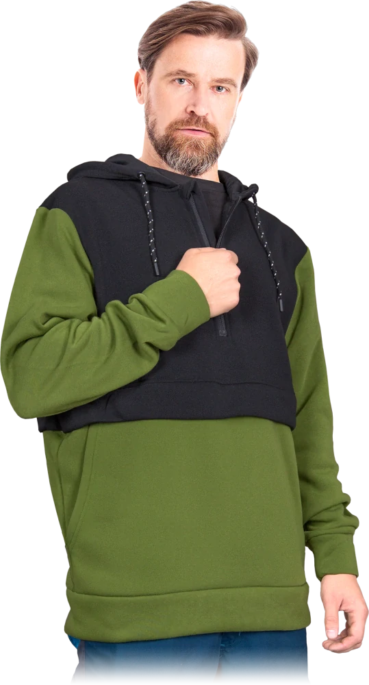 Reis CAJMAN mikina zelená/černá