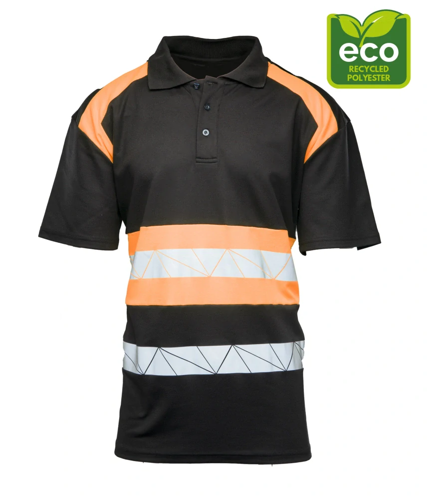 Polstar Seven Kings ARKP ECO RIVAL polo tričko Black/Orange