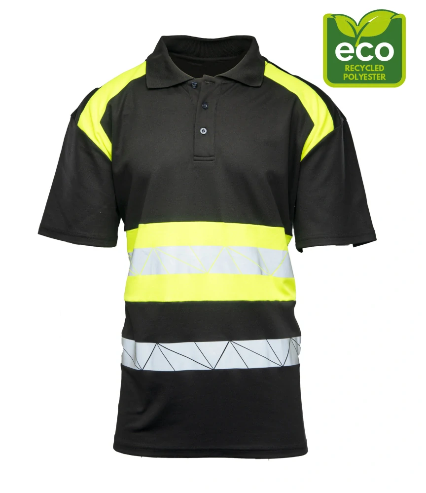 Polstar Seven Kings ARKP ECO RIVAL polo tričko Black/Yellow