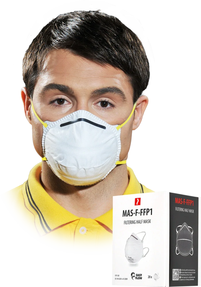 Reis MAS F FFP1 Protiprachová polomaska 20 ks