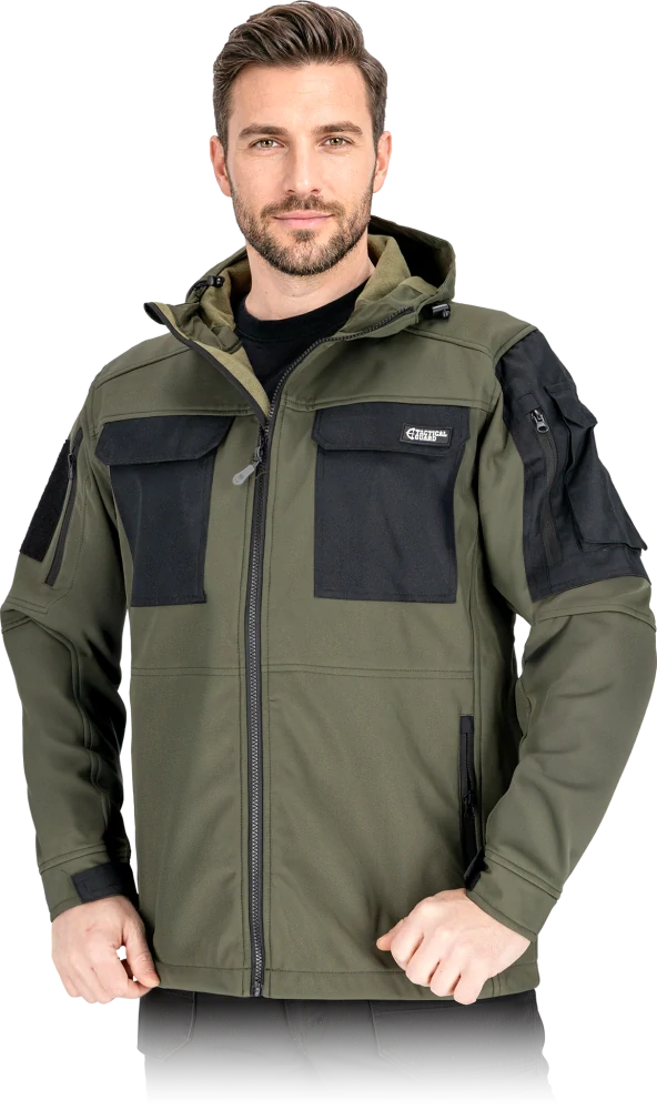 Tactical Guard BORON Softshellová bunda Green/Black M-3XL