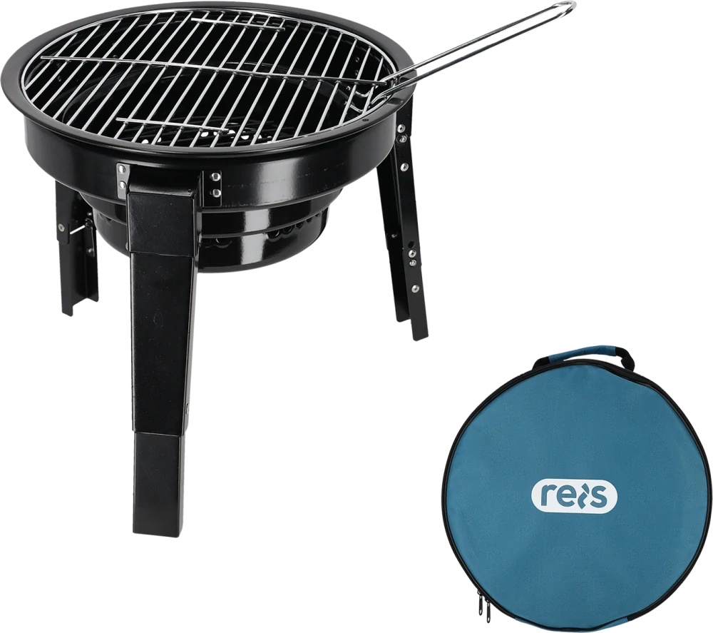 Tactical Guard BBQ Skladací turistický gril Black