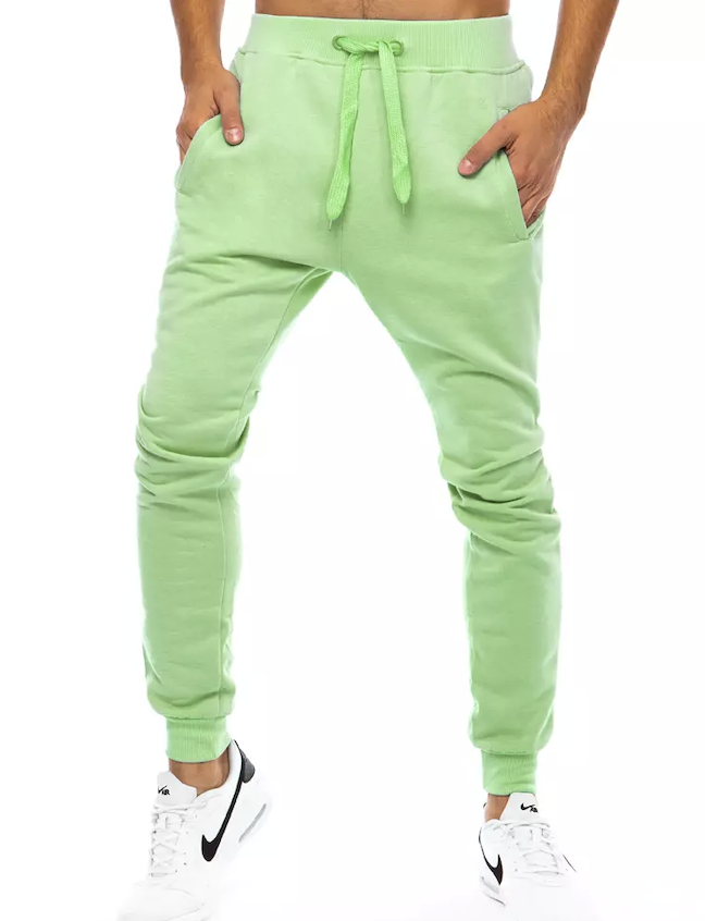 Pánske tepláky zelené Dstreet UX3451 L