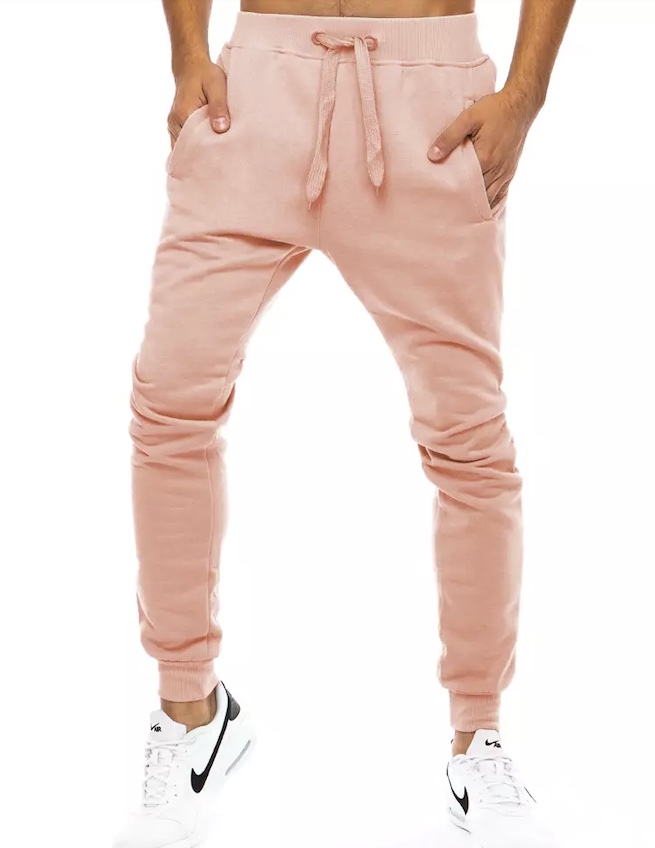 Pánske tepláky ružové Dstreet UX3452 L