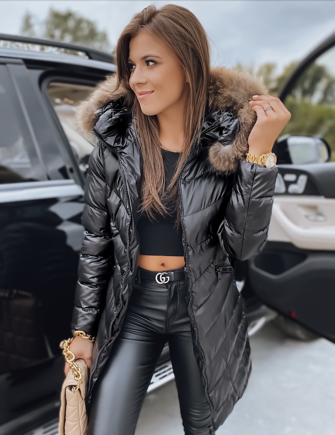 Dámska zimná bunda ESTELLA čierna Dstreet TY3024 S