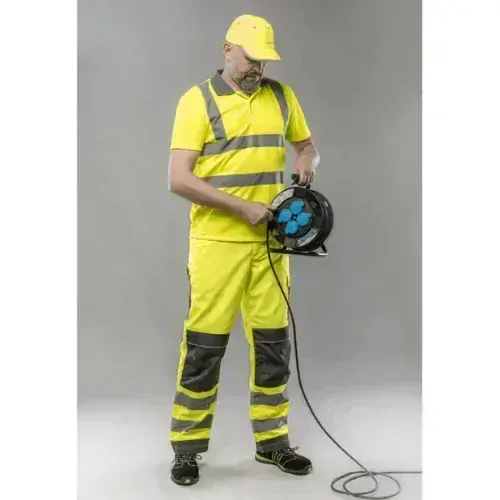 Högert FELIX výstražné polo tričko žltá S-3XL