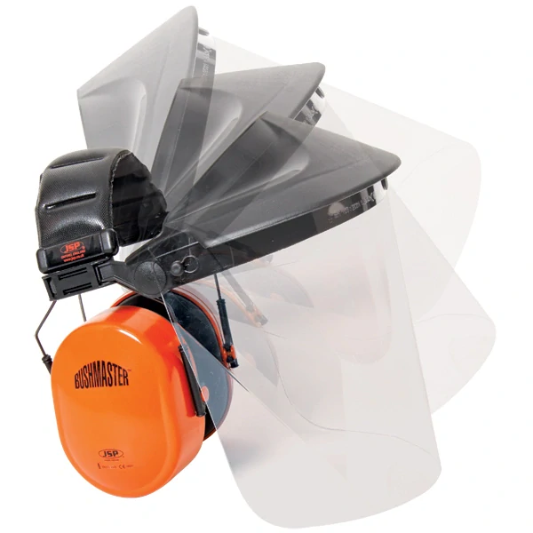 JSP AFZ061-131-100 tvárový štít s chráničmi sluchu