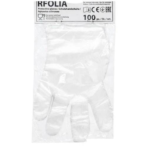 Reis RFOLIAN rukavice 100 Ks transparentné