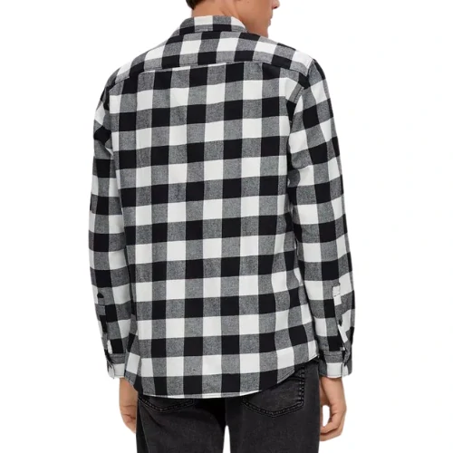 Raj Pol 737529 flanelová košile black/white