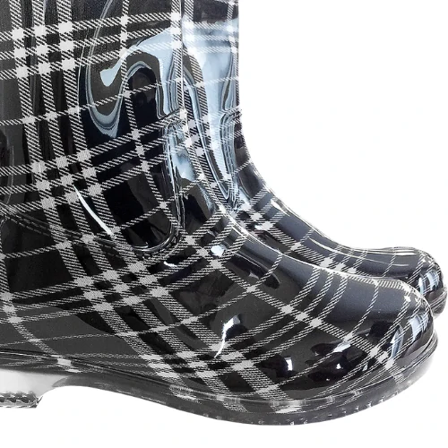 Reis CHECK dámske čižmy čierna/biela 36-41