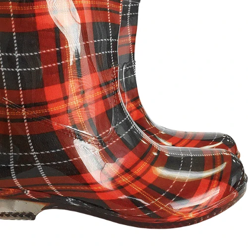 Reis CHECK CB dámske čižmy červená/čierna 36-41