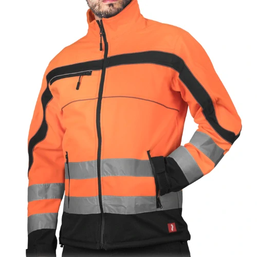 Leber&Hollman NEMO PB reflexná softshellová bunda oranžová