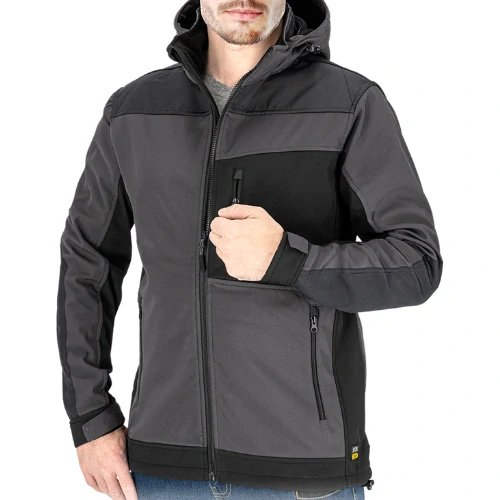 Reis FORECO softshellová bunda černá