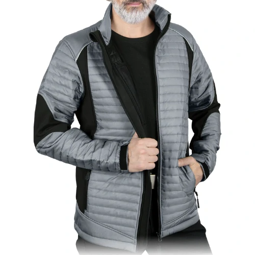 Leber&Hollman HUMMER softshellová bunda sivá/čierna