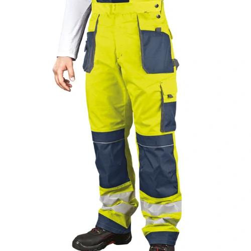 Leber&Hollman FMNX YGS nohavice s trakmi žlté