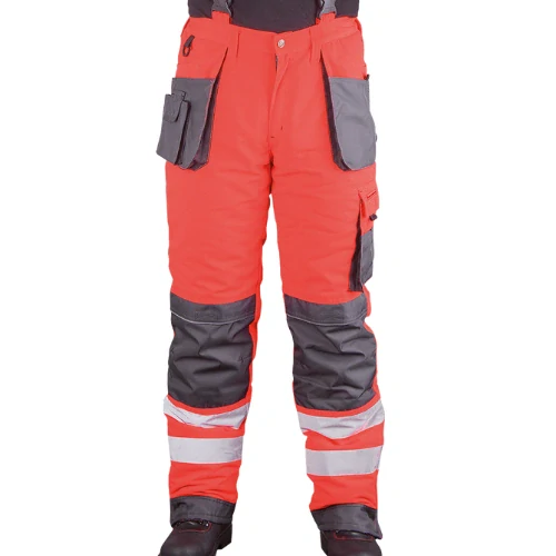 Leber&Hollman FMNWX zateplené nohavice 2v1 pas/lacl červené